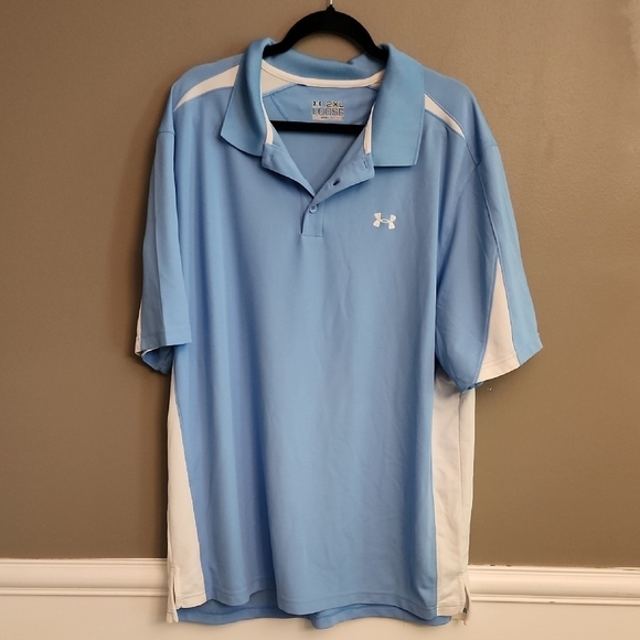 Under Armour Other - Under Armour Men's Blue Polo Shirt
